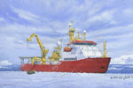 HMS PROTECTOR 2011 Antarctic Patrol Ship Faith for Duty